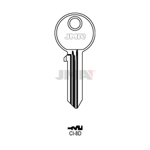 [CI-8D] Clé plate acier CI-8D