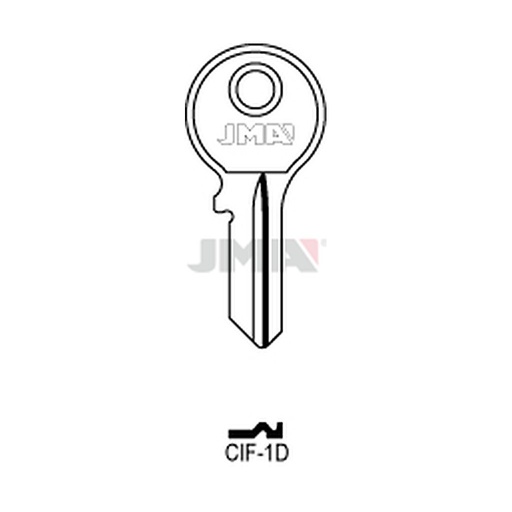 [CIF-1D] Clé plate acier CIF-1D