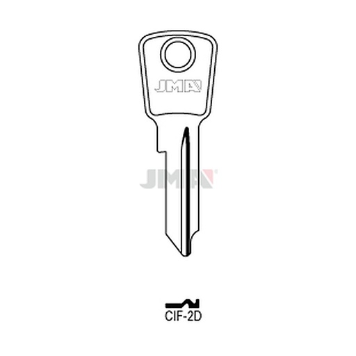 [CIF-2D] Clé plate acier CIF-2D