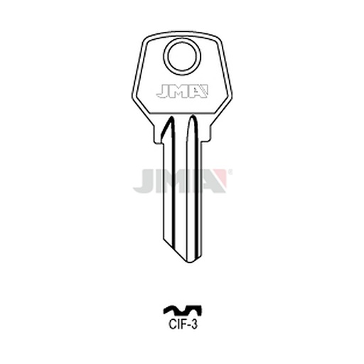 [CIF-3] Clé plate acier CIF-3