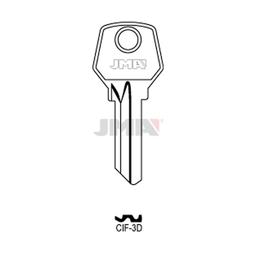 [CIF-3D] Clé plate acier CIF-3D