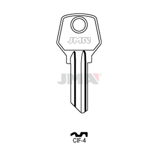 [CIF-4] Clé plate acier CIF-4