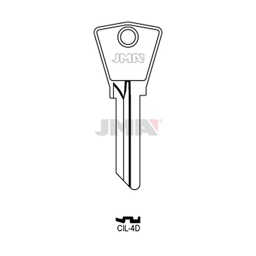 [CIL-4D] Clé plate acier CIL-4D