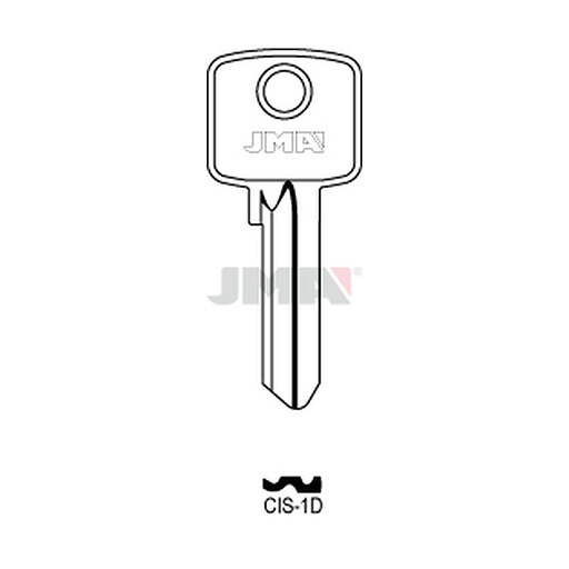 [CIS-1D] Clé plate acier CIS-1D