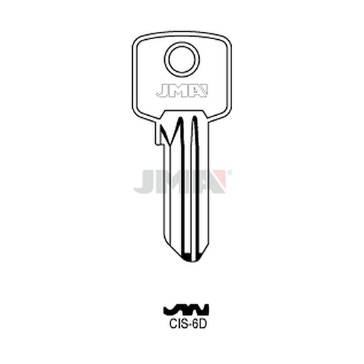 [CIS-6D] Clé plate ps laiton CIS-6D
