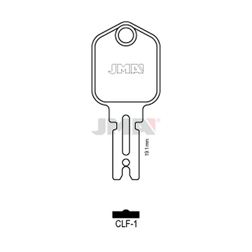 [CLF-1] Clé plate laiton CLF-1