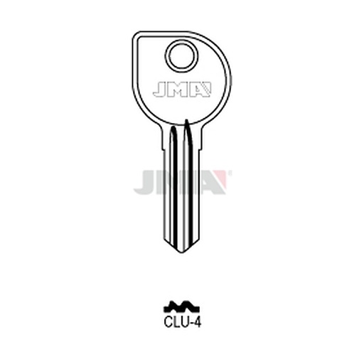[CLU-4] Clé plate laiton CLU-4