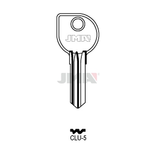 [CLU-5] Clé plate laiton CLU-5