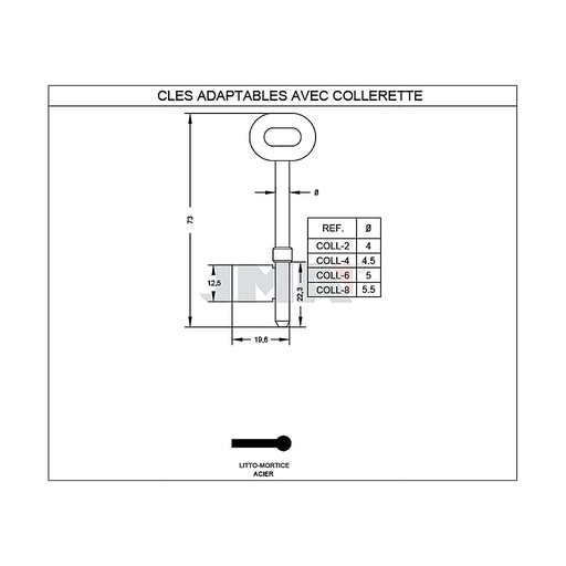 [COLL-4] Clé diverse spéciale t3 COLL-4