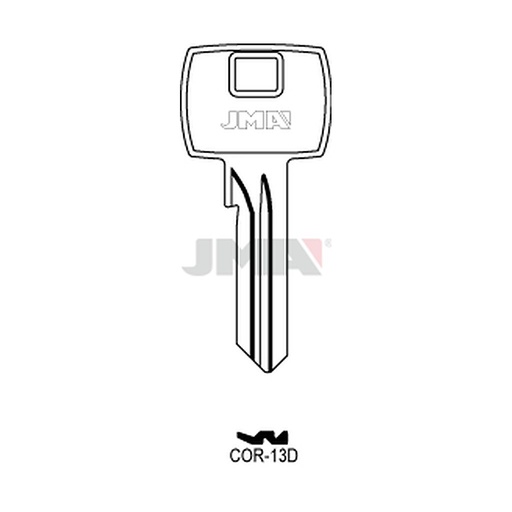 [COR-13D] Clé plate acier COR-13D