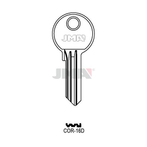 [COR-16D] Clé plate ps acier COR-16D