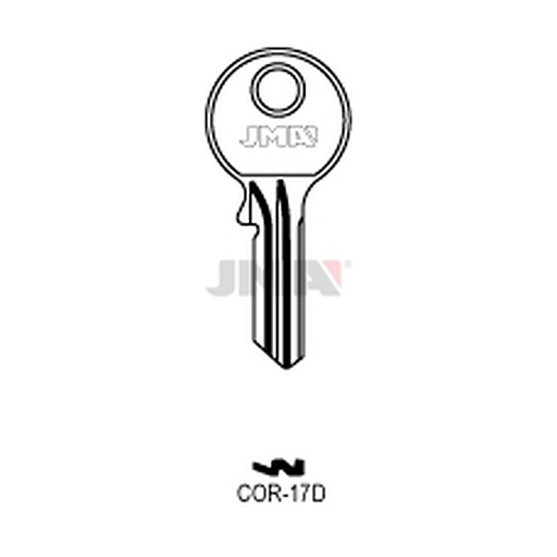 [COR-17D] Clé plate acier COR-17D