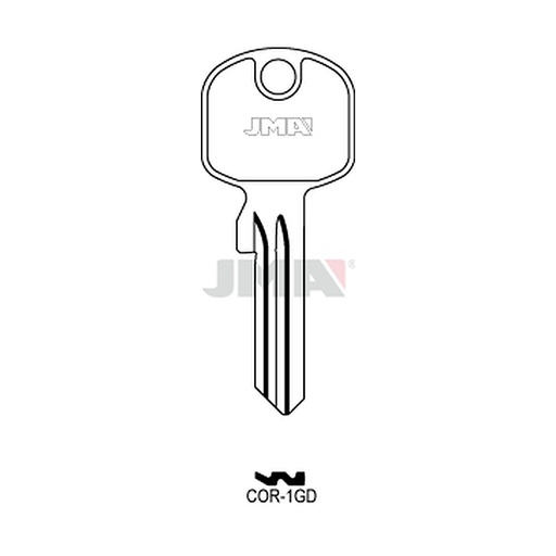 [COR-1GD] Clé plate acier COR-1GD
