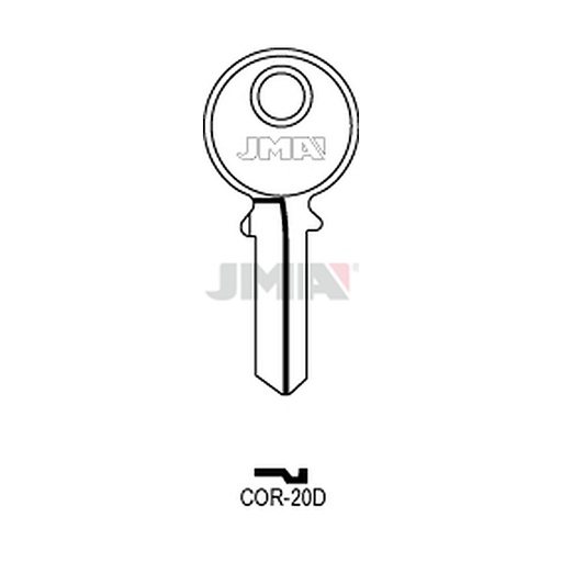 [COR-20D] Clé plate acier COR-20D