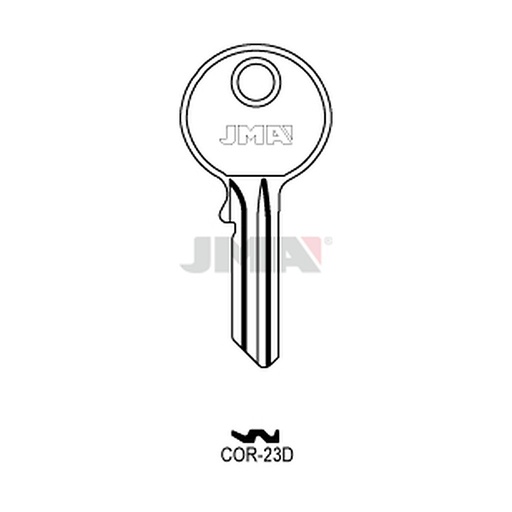 [COR-23D] Clé plate ps acier COR-23D