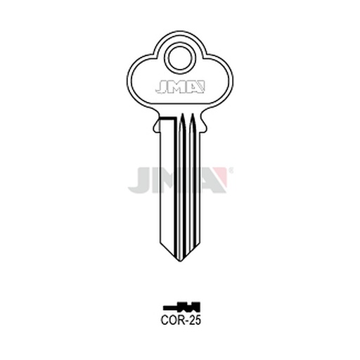 [COR-25] Clé plate acier COR-25