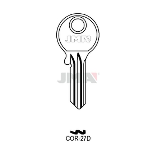 [COR-27D] Clé plate acier COR-27D