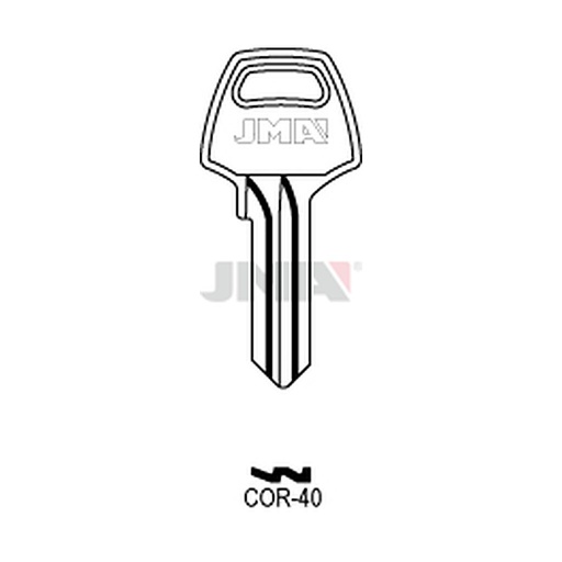 [COR-40] Clé plate acier COR-40