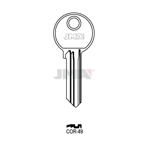 [COR-49] Clé plate ps acier COR-49