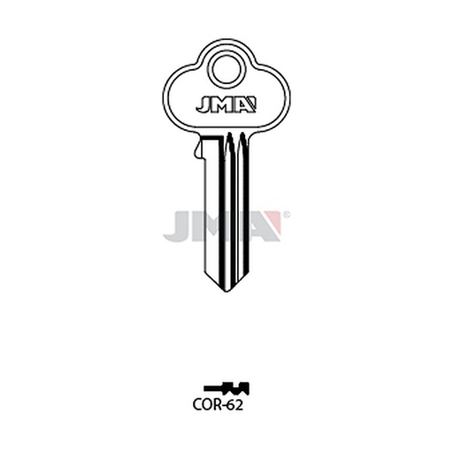 [COR-62] Clé plate ps laiton COR-62