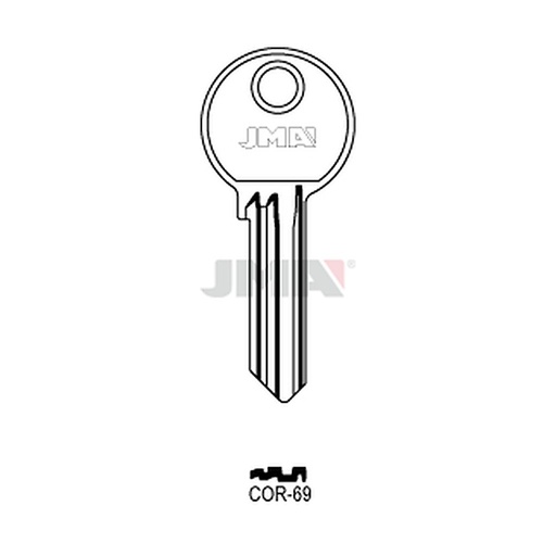 [COR-69] Clé plate ps acier COR-69