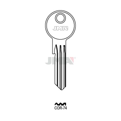 [COR-74] Clé plate ps acier COR-74