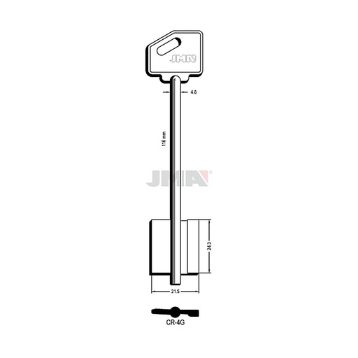 [CR-4G] Clé dp tf l 101 a 145 mm CR-4G