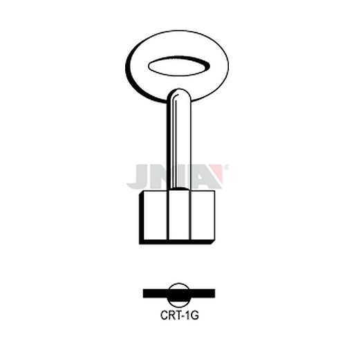 [CRT-1G] Clé dp tf l - 70 mm CRT-1G
