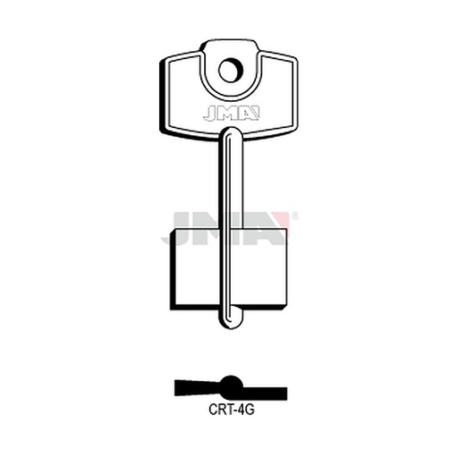 [CRT-4G] Clé dp tf l - 70 mm CRT-4G