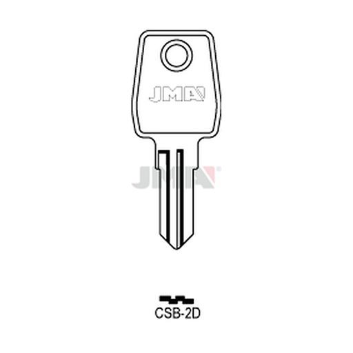 [CSB-2D] Clé plate acier CSB-2D