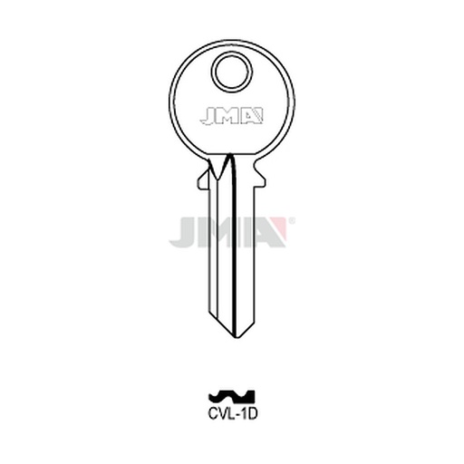[CVL-1D] Clé plate acier CVL-1D