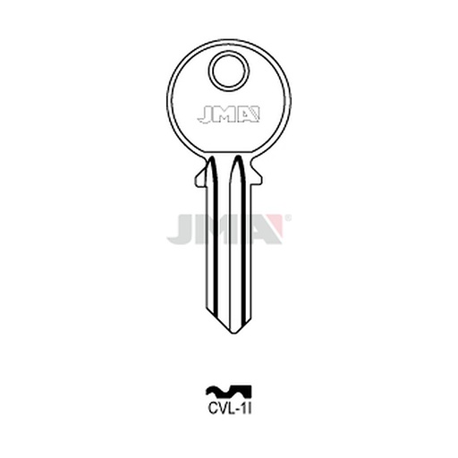[CVL-1I] Clé plate acier CVL-1I