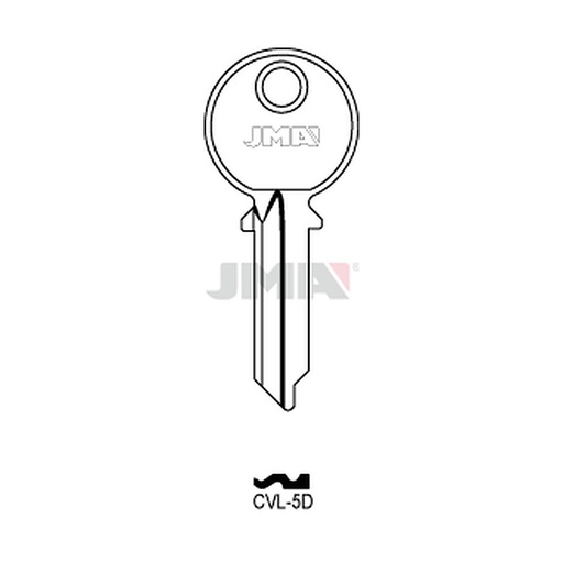 [CVL-5D] Clé plate acier CVL-5D