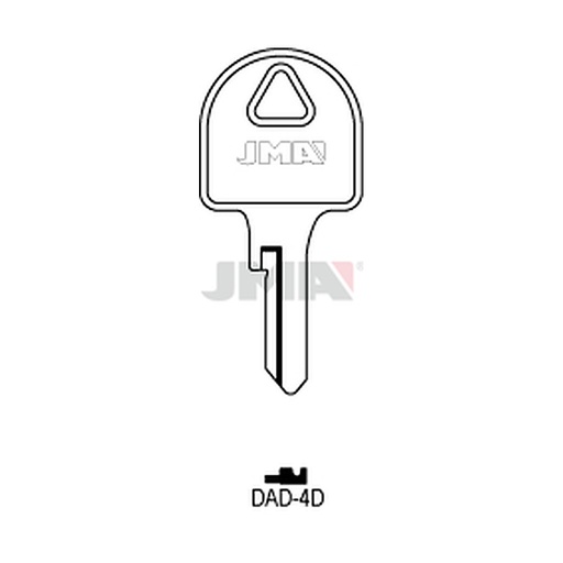 [DAD-4D] Clé plate acier DAD-4D
