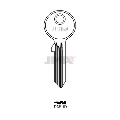 [DAF-1D] Clé plate acier DAF-1D