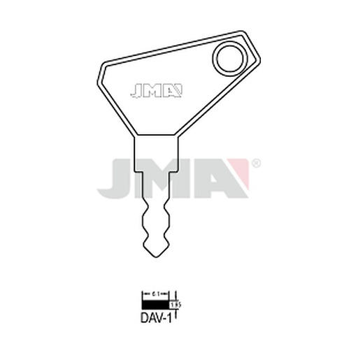 [DAV-1] Clé plate acier DAV-1
