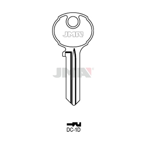 [DC-1D] Clé plate acier DC-1D