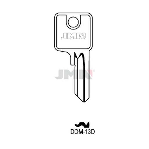 [DOM-13D] Clé plate acier DOM-13D