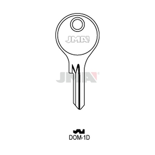 [DOM-1D] Clé plate acier DOM-1D