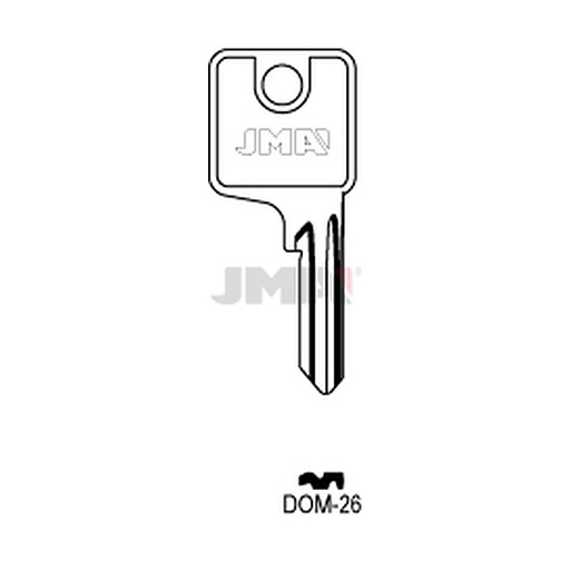 [DOM-26] Clé plate acier DOM-26