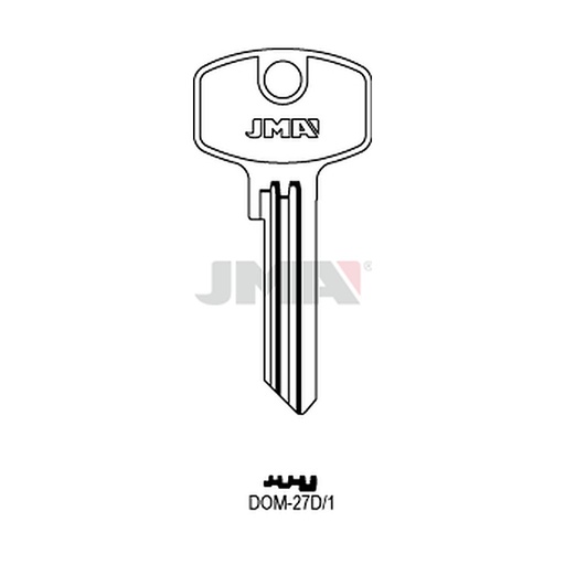 [DOM-27D1] Clé plate ps laiton DOM-27D1