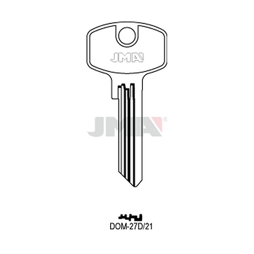 [DOM-27D21] Clé plate ps laiton DOM-27D21