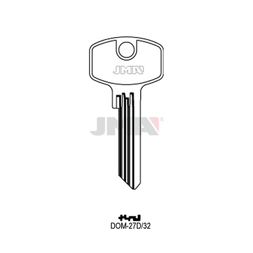 [DOM-27D32] Clé plate ps laiton DOM-27D32