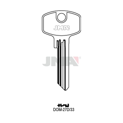 [DOM-27D33] Clé plate ps laiton DOM-27D33