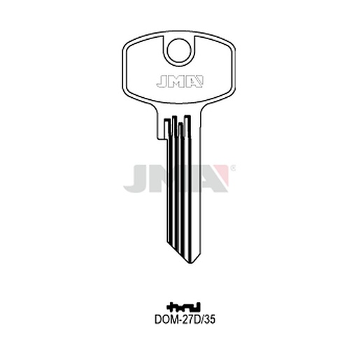 [DOM-27D35] Clé plate ps laiton DOM-27D35