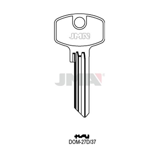 [DOM-27D37] Clé plate ps laiton DOM-27D37