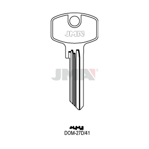 [DOM-27D41] Clé plate ps laiton DOM-27D41