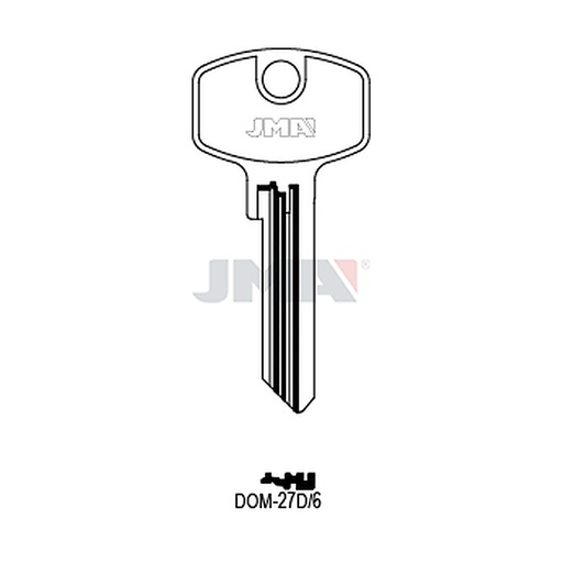 [DOM-27D6] Clé plate ps laiton DOM-27D6