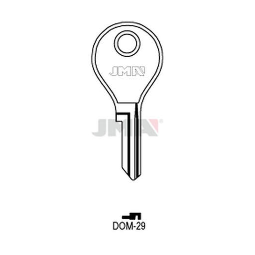 [DOM-29] Clé plate acier DOM-29