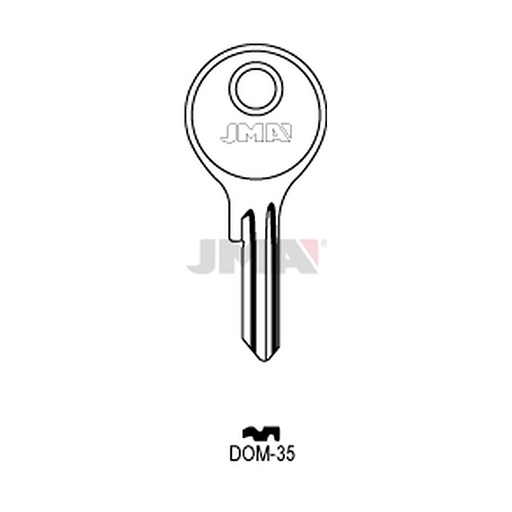 [DOM-35] Clé plate acier DOM-35